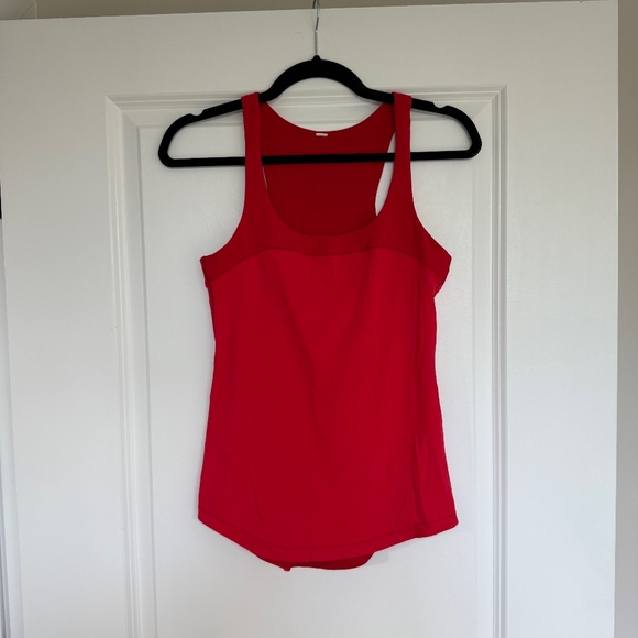 Lululemon First Base Tank Top in Love Red / Fiery Red size Women's 6 - Picture 7 of 10
